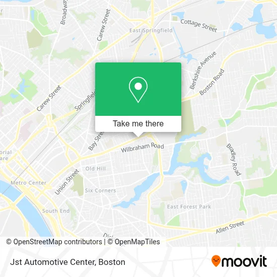 Jst Automotive Center map