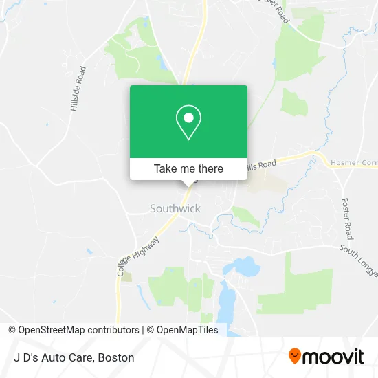 J D's Auto Care map