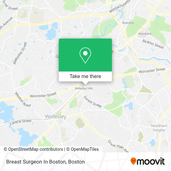Breast Surgeon In Boston map
