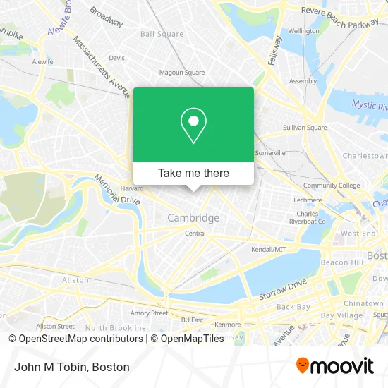 John M Tobin map