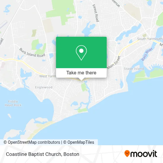 Coastline Baptist Church map