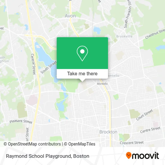 Raymond School Playground map