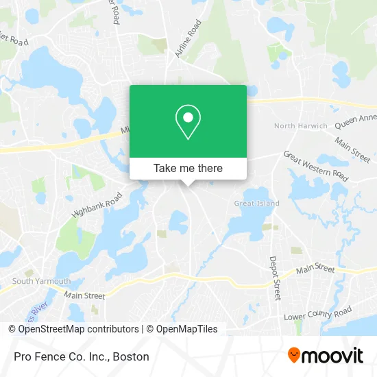 Pro Fence Co. Inc. map