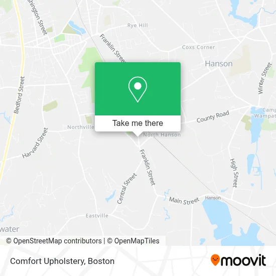 Comfort Upholstery map