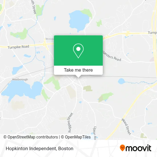 Hopkinton Independent map