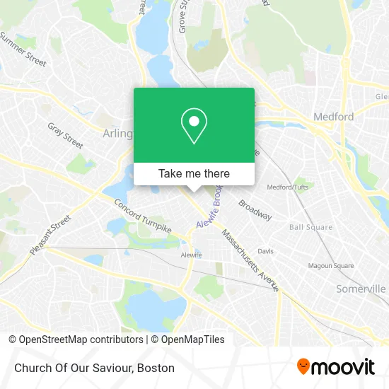 Church Of Our Saviour map