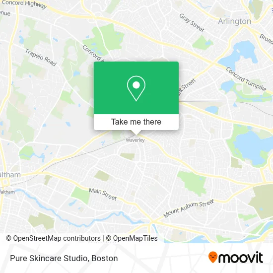 Pure Skincare Studio map