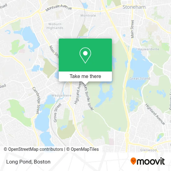 Long Pond map