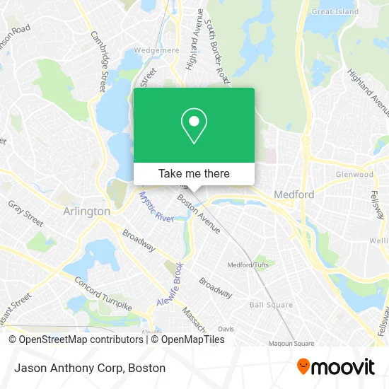 Jason Anthony Corp map
