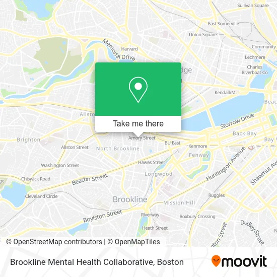 Brookline Mental Health Collaborative map