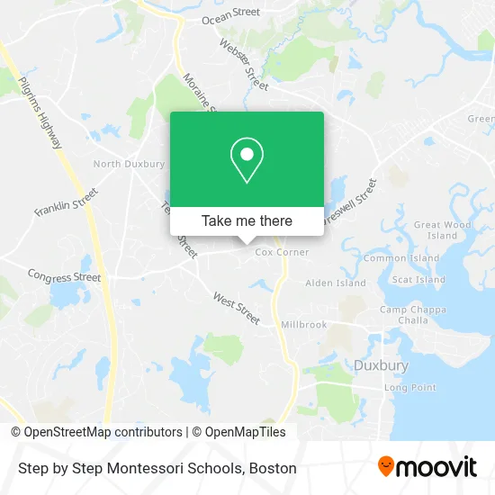 Step by Step Montessori Schools map