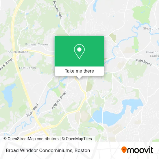 Broad Windsor Condominiums map