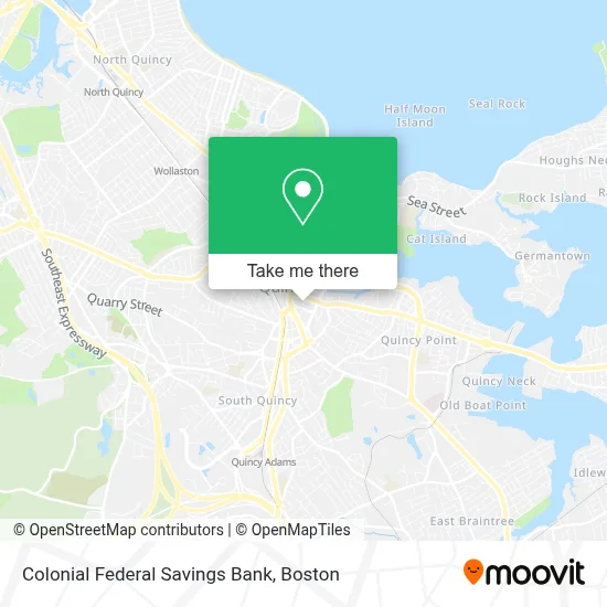 Colonial Federal Savings Bank map
