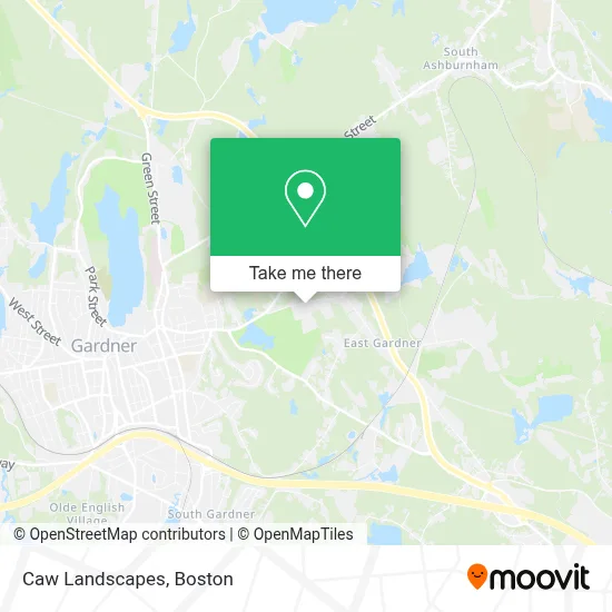 Caw Landscapes map