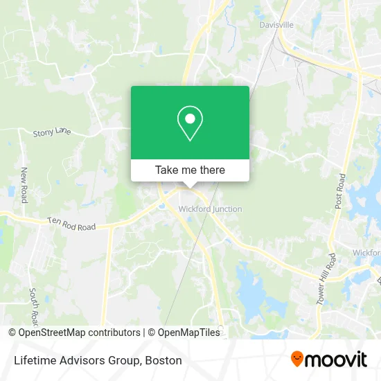 Lifetime Advisors Group map