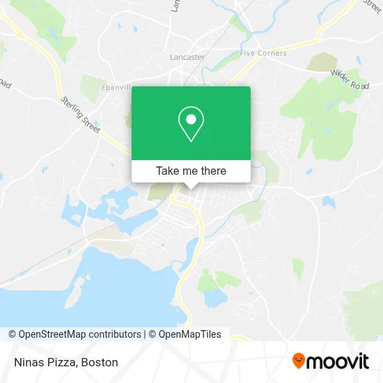 Ninas Pizza map