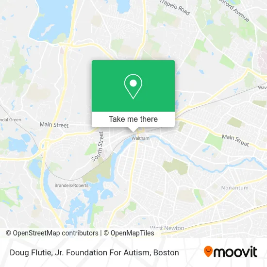 Doug Flutie, Jr. Foundation For Autism map