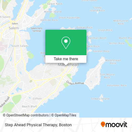 Step Ahead Physical Therapy map
