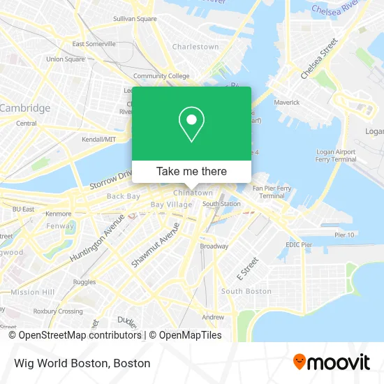 Wig World Boston map