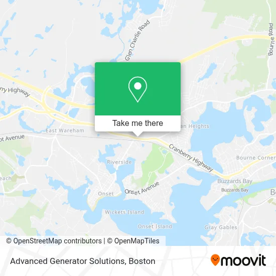 Advanced Generator Solutions map
