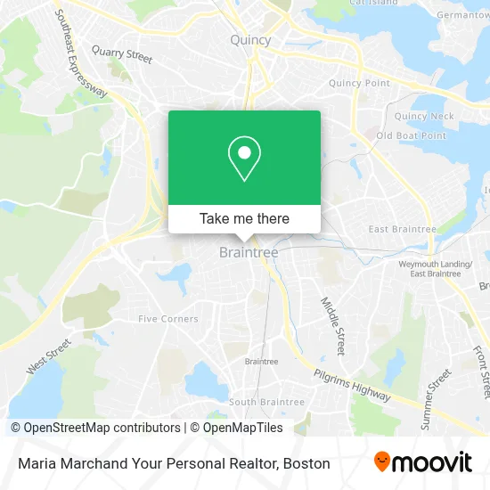 Maria Marchand Your Personal Realtor map