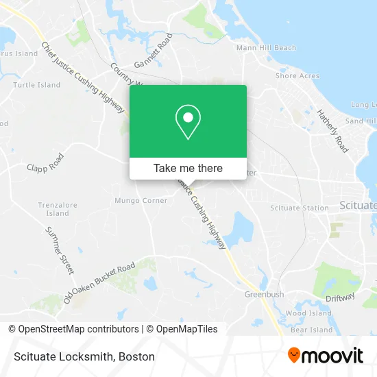 Scituate Locksmith map