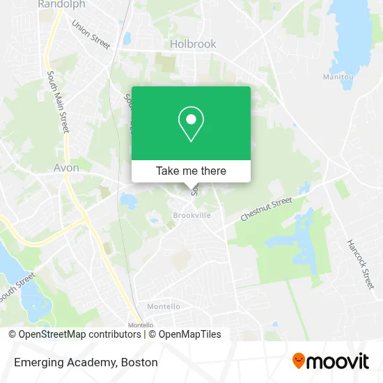 Emerging Academy map