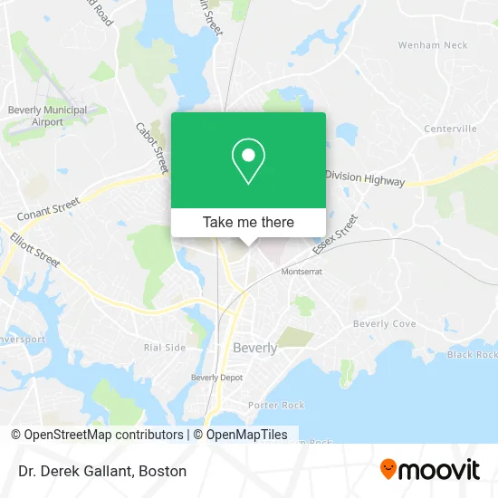 Dr. Derek Gallant map