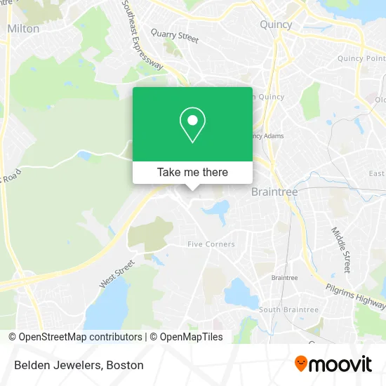 Belden Jewelers map