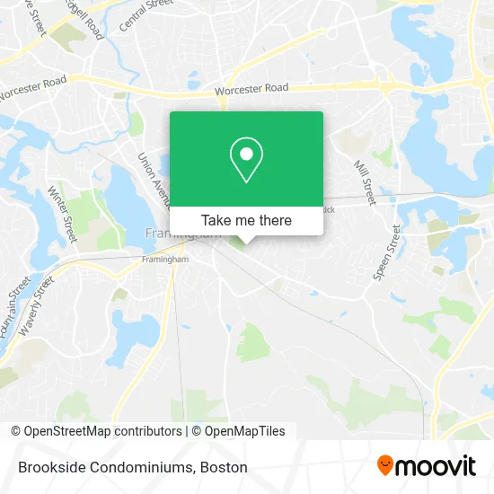 Brookside Condominiums map