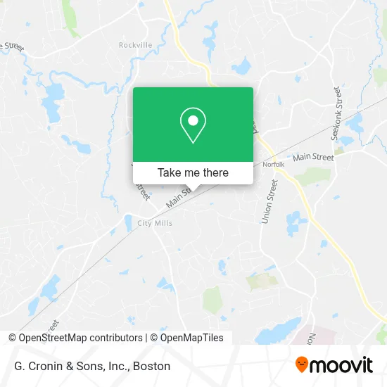 G. Cronin & Sons, Inc. map