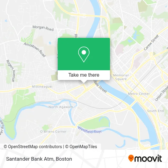 Santander Bank Atm map