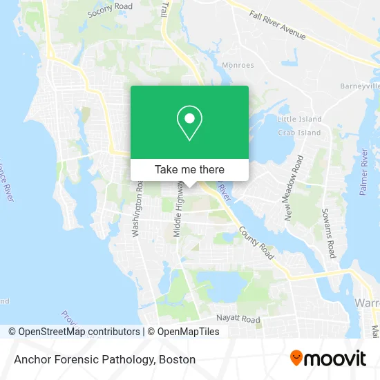 Anchor Forensic Pathology map