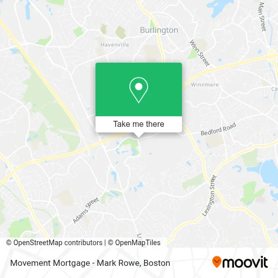 Movement Mortgage - Mark Rowe map