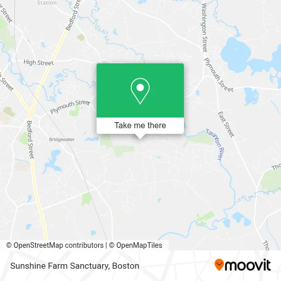 Sunshine Farm Sanctuary map