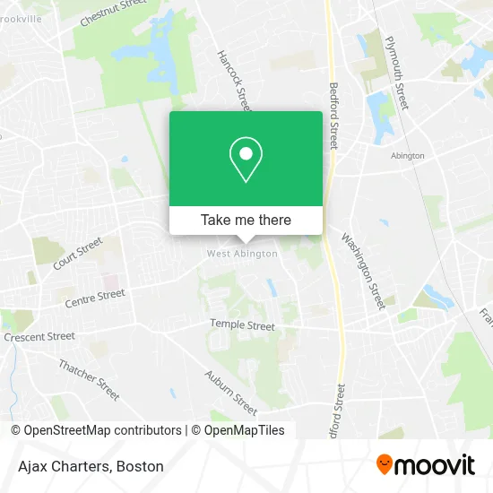 Ajax Charters map
