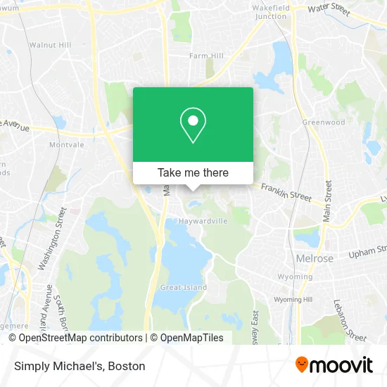 Simply Michael's map