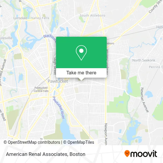 American Renal Associates map