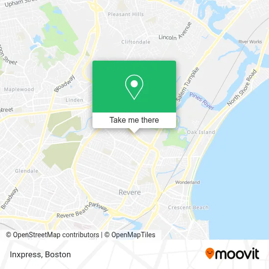 Inxpress map