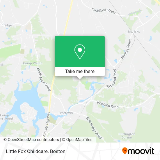 Little Fox Childcare map