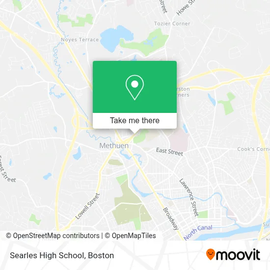 Searles High School map