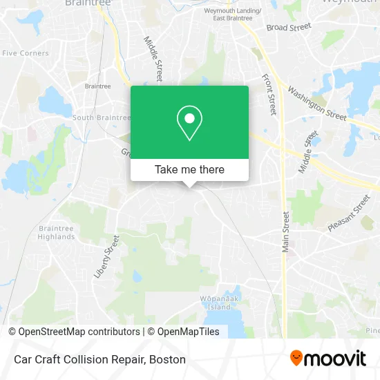 Car Craft Collision Repair map