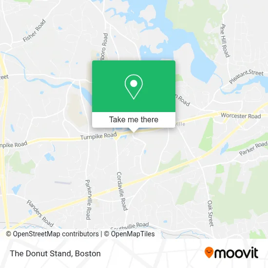 The Donut Stand map