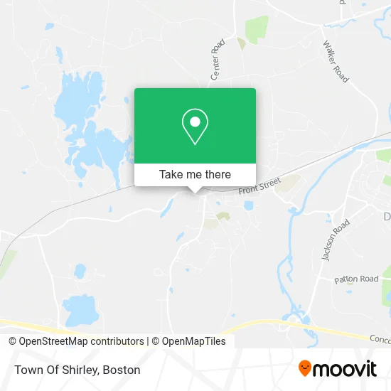 Town Of Shirley map