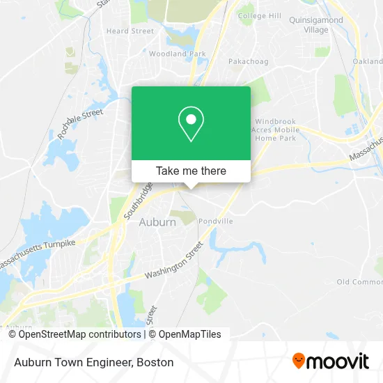 Auburn Town Engineer map