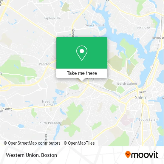 Western Union map