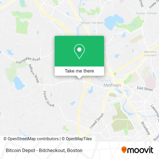 Bitcoin Depot - Bdcheckout map