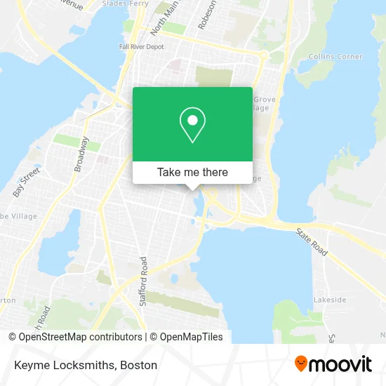 Keyme Locksmiths map