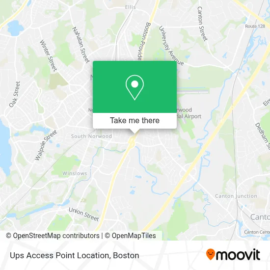 Ups Access Point Location map