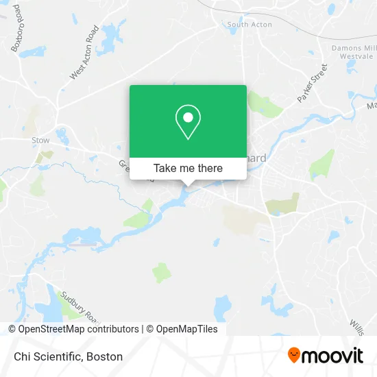 Chi Scientific map